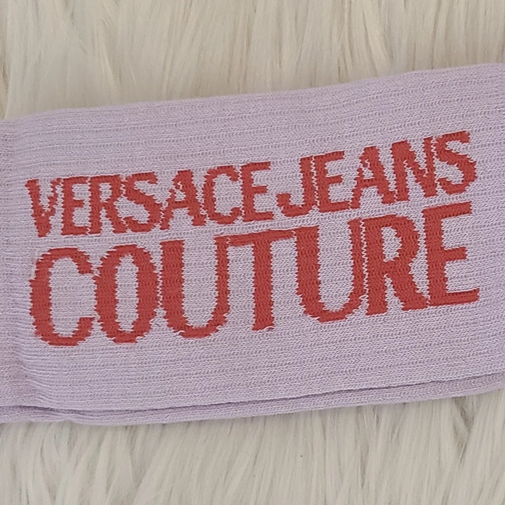 Versace Jeans Couture LiLac Socks NWT - Picture 3 of 5